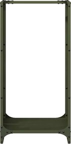 vidaXL Ράφι Καυσόξυλων 40x30x80 εκ. Χάλυβας ψυχρής έλασης