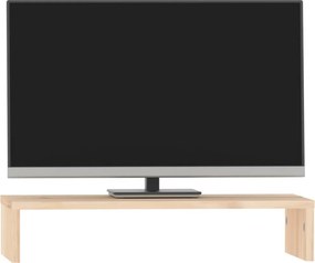 vidaXL Βάση Οθόνης 50 x 27 x 10 εκ. από Μασίφ Ξύλο Πεύκου