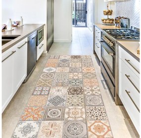 Διάδρομος Βινυλίου Persian Tiles - L 83126 Ango-83126-Καφέ 83126