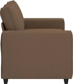 vidaXL Διθέσιος Καναπές Καφέ 160x77x82 εκ. Ύφασμα