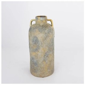 Βάζο Κεραμικό Γκρι &amp; Χρυσό 135x13.5x30cm 752-20129 Estheti-752-20129-Χρυσό 752-20129