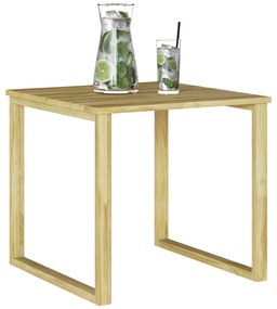 vidaXL Τραπέζι Χαλάρωσης 50.5x50.5x46 εκ. Κατεργασμένο Πεύκο