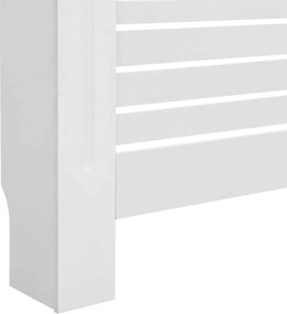 vidaXL Κάλυμμα Καλοριφέρ Λευκό 172 x 19 x 81,5 εκ. από MDF