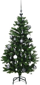 vidaXL Χριστουγεν. Δέντρο Τεχνητό Αρθρωτό με 150 LED &amp; Μπάλες 120 εκ.