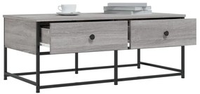 vidaXL Τραπεζάκι Σαλονιού Γκρι Sonoma 100x51x40 εκ. Επεξεργασμένο Ξύλο