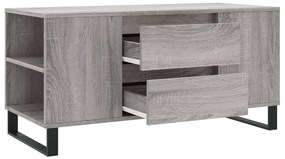 vidaXL Τραπεζάκι Σαλονιού Γκρι Sonoma 102x44,5x50 εκ.