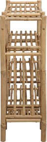 vidaXL Ράφι Παπουτσιών με ράφι Φυσικό 88 x 27 x 80 εκ. Μπαμπού