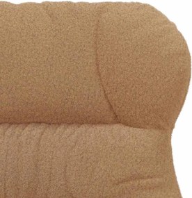 vidaXL Πολυθρόνα Μπεζ 69 x 74 x 93 εκ. Υφάσματος Sherpa