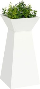 vidaXL Γλάστρα Πυλώνας Λευκό 35 x 35 x 73 εκ.