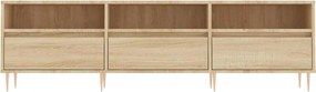 vidaXL Έπιπλο Τηλεόρασης Sonoma Δρυς 150x30x44,5 εκ. Επεξ. Ξύλο