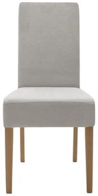 Καρέκλα Ditta ύφασμα γκρι - πόδι sonoma 44x56x96 εκ. 2αδα 44x56x96 εκ.