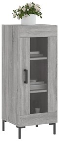 vidaXL Ντουλάπι Γκρι Sonoma 34,5x34x90 εκ. από Επεξεργασμένο Ξύλο