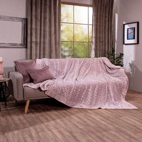 Ριχτάρι Κουβέρτα Stripe 12 Apple Teoran Two-seater 160x270cm Πολυέστερ