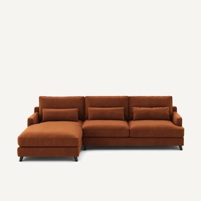 Γωνιακός καναπές από βελούδο, Alwine