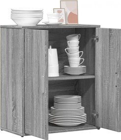 vidaXL Βοηθητικό Ντουλάπι Γκρι Sonoma 60x31x70 εκ. Επεξεργασμένο Ξύλο