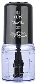 Estia Πολυκόπτης - Multi Με Πλαστικό Μπωλ 500ml 400W Black Plus Μαύρος 06-15107