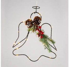 Λαμπάκια Hanging Angel 25 Mini LED WW 3AA Μπαταρίας IP20 Διάφανο Καλώδιο X09251105 ACA-X09251105-Διάφανο X09251105