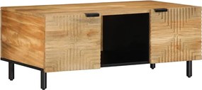 vidaXL Τραπεζάκι σαλονιού καφέ 100x54x40 cm μασίφ ξύλο Mango