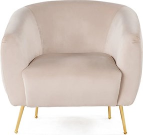 Πολυθρόνα Eses - Χρώμα Μπεζ- 70x82x82εκ