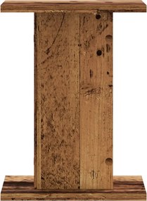 vidaXL Βάσεις Φυτών 2 τεμ. Όψη Παλαιού Ξύλου 30x30x40 εκ. Επεξ. Ξύλο