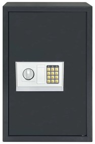 vidaXL Ψηφιακό Ασφαλές Σκούρο γκρι 40 x 35 x 60 εκ. Ατσάλι