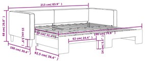 ΚΑΝΑΠΕΣ ΚΡΕΒΑΤΙ ΣΥΡΟΜΕΝΟΣ ΣΚΟΥΡΟ ΓΚΡΙ 90 X 190 ΕΚ. ΎΦΑΣΜΑ 3196589