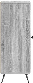 vidaXL Πλαϊνό γραφείο Γκρι Sonoma 33 x 34,5 x 90 εκ Επεξεργασμένο Ξύλο