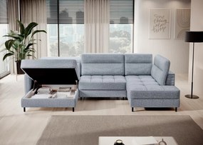 Γωνιακός καναπές Tobe-Gkri Skouro-Αριστερή