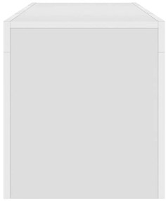 vidaXL Έπιπλο Τηλεόρασης με LED Λευκό 120x30x40 εκ.