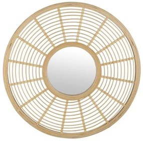 Καθρέπτης Τοίχου Φυσικό Μπαμπού Φ55cm Mitsuke 425029 Eglo 425029