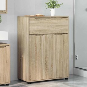 vidaXL Ντουλάπι Μπάνιου με συρτάρι Δρύς Sonoma 72,5 x 36,5 x 100 εκ