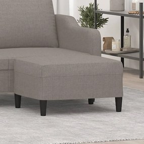 Υποπόδιο Taupe 70 x 55 x 41 εκ. Υφασμάτινο