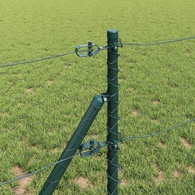 vidaXL Έξιγωνο φράχτη σταθερού εδάφους 50 x 0,6 μ Γκρι Δίχτυ