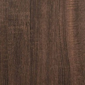 Κομοδίνο Επιτοίχιο Καφέ Δρυς 38x34x40 εκ. 861259
