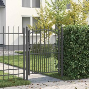 vidaXL Πύλη Φράχτη με Ακίδες EMMEN 150 x 100 cm