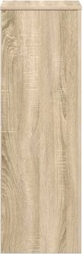vidaXL Βάσεις Φυτών Sonoma Δρυς 33x33x100εκ. Επεξεργασμένο Ξύλο
