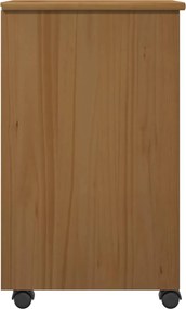 vidaXL Κινητό Ντουλάπι 34 x 39 x 65,5 cm Στερεό πεύκο Μέλι Καφέ