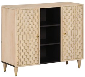 vidaXL Βοηθητικό Ντουλάπι 90 x 33 x 75 εκ. από Μασίφ Ξύλο Μάνγκο
