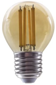 LED FILAMENT E27 DIM G45 AMBER 6W 2700K 230V AC 700LM RA80 ACA ALIN6WWDIMAM