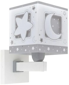 ΠαιδικήΑπλίκα Φωτιστικό Τοίχου E27 15W Moonlight Gray Γκρι 63239E ANGO-63239E-Γκρι 63239E