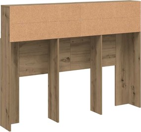 vidaXL Κεφαλάρι Ντουλάπι Χειροποίητο Δρυς 140x19x103,5 εκ.