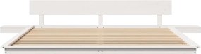 vidaXL Σκελετός Κρεβατιού Λευκό 180 x 200 cm ξύλο