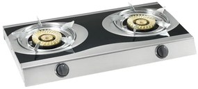 Elite EGS-2190S Διπλή εστία υγραερίου με ασφάλεια και αυτόματη ανάφλεξη 7 kW-1109194-0013