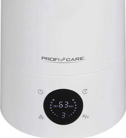 Υγραντήρας λευκός ισχύος 25W με αποσπώμενο δοχείο 5L και ψηφιακή οθόνη LED για χώρους έως και 60m2