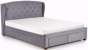 Επενδυμένο κρεβάτι Mackenzie-Gkri