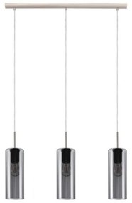 Φωτιστικό Οροφής-Ράγα Selvino 98695 Black Eglo Metal, Glass