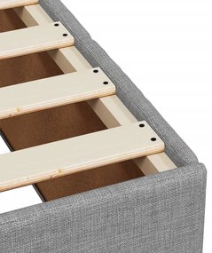 ΚΡΕΒΑΤΙ BOXSPRING ΜΕ ΣΤΡΩΜΑ ΑΝΟΙΧΤΟ ΓΚΡΙ 90X200 ΕΚ. ΥΦΑΣΜΑΤΙΝΟ 3291551