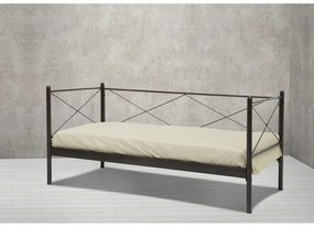 Ερμής Καναπές Κρεβάτι Μονό Μεταλλικό Τριθέσιος Καναπές 110x200cm