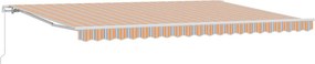vidaXL Αναδιπλούμενη τέντα Πολύχρωμο 500 x 300 x 165 εκ.