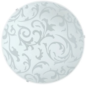 Φωτιστικό Οροφής Scalea 1 90043 White-Silver Eglo Μέταλλο,Γυαλί